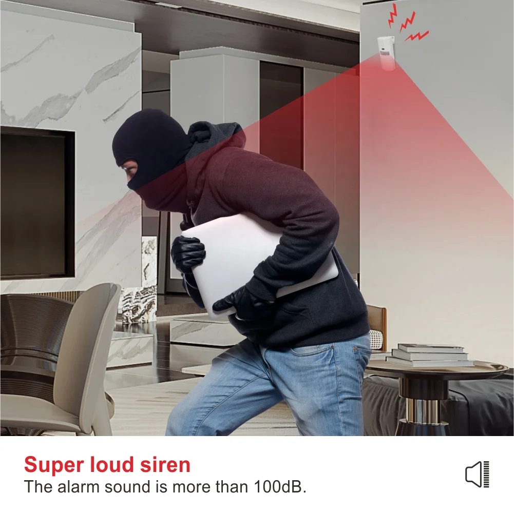 Hot sale wireless wifi motion sensor PIR alarm kit two door magnetic sensor vibration sensor with remote control