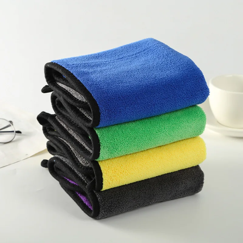 Purple Microfiber Wash Cloth for Car Cleaning Towel Premium Chenille