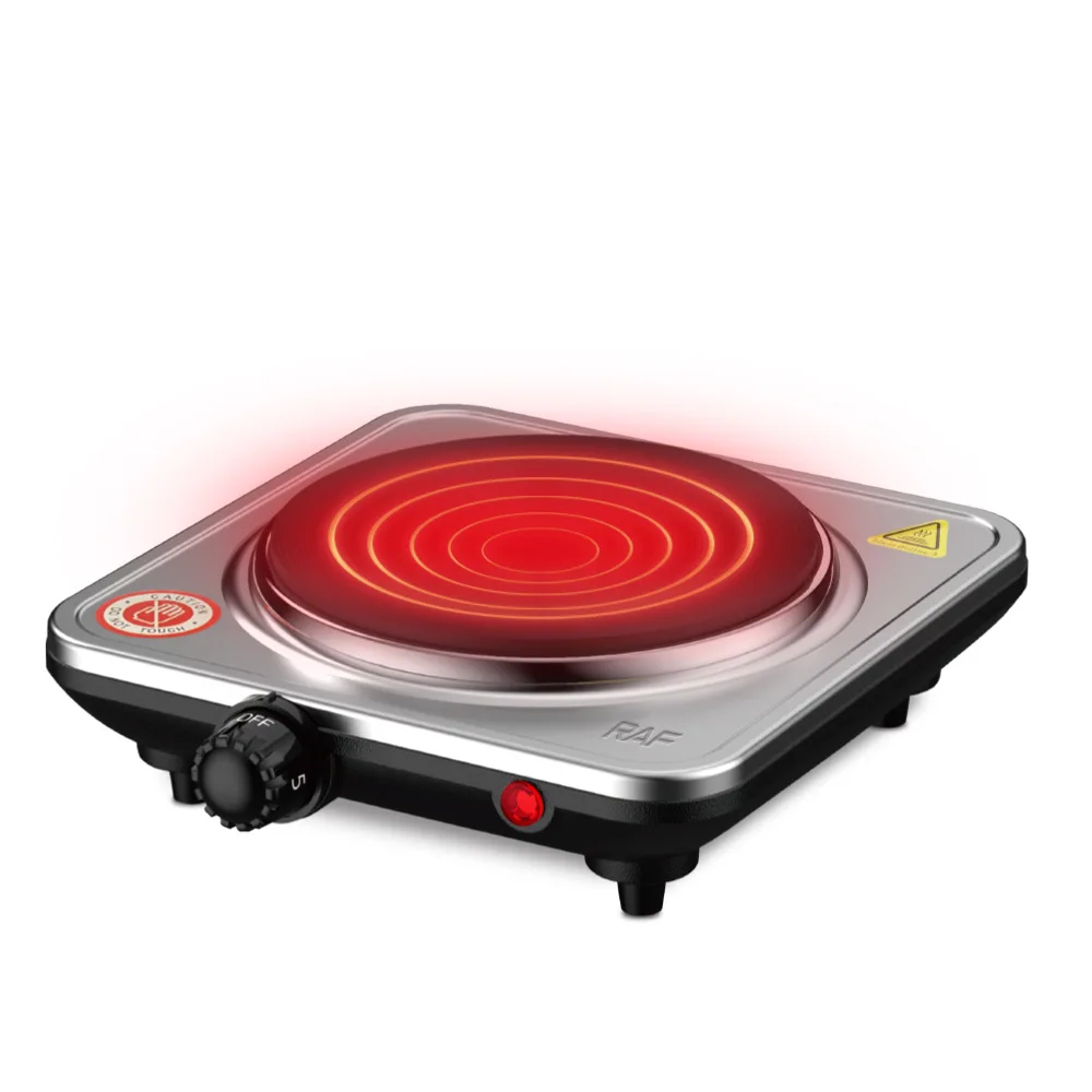 RAF 1000W R8843 Infrared Waterproof Single Ceramic Plate Stove Hotpot Electric Induction Cookers