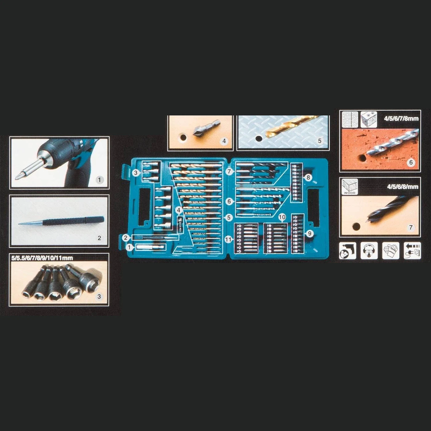 22 pcs Car Repair Ratchet Handle Sockets Tool Set With Extension Bar