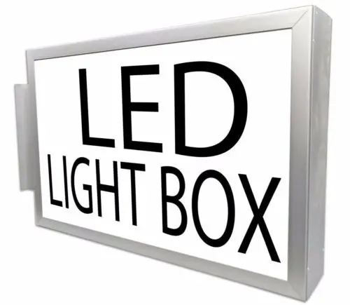 OEM Outdoor Display Light Box Illuminated Round Lightbox Sign ring box with led light