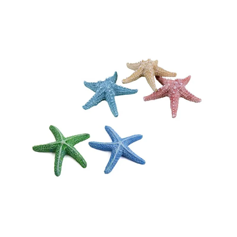 Resin White Finger Ocean Star Starfish Decoration