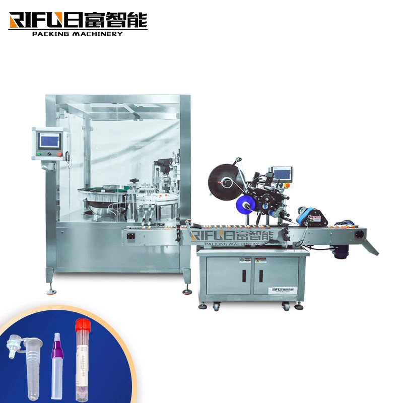 Fully Automatic Ivd Reagent Filling Machine Test Tube Filling Capping Machine