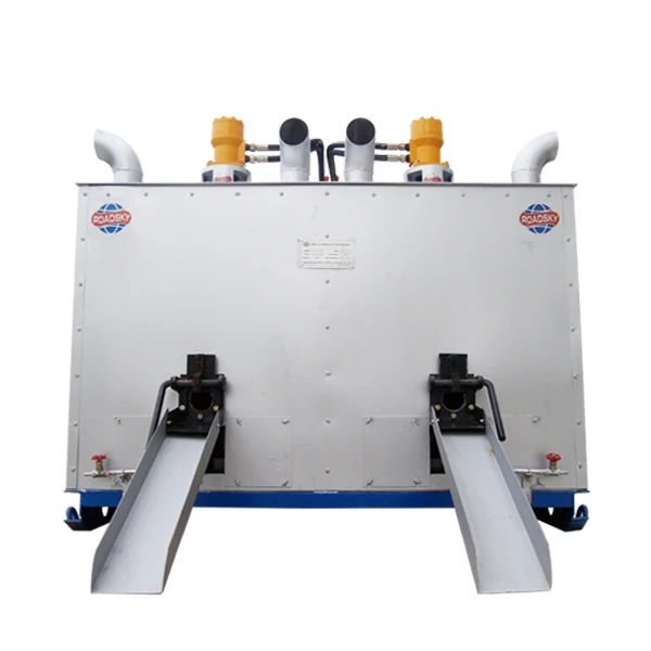 Double Tank Hydraulic Thermoplastic Paint Preheater With 15P Diesel Engine