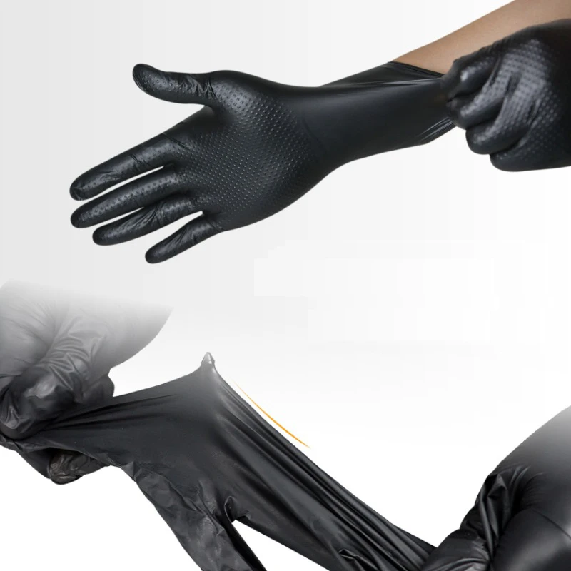 Nitrile Glove En 388 Cat Ii 3121X Diamond Grip Nitrile gloves  Bulk Factory Sell Directly Nitrile Glove
