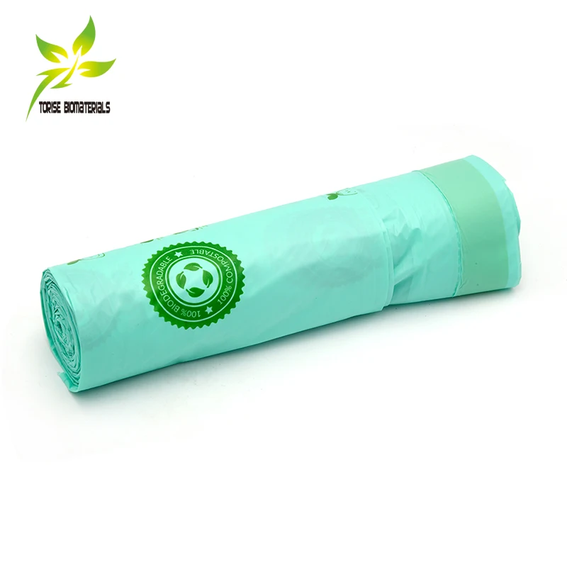 Biodegradable Rubbish Large Compostable Blue Biodegradable Heavy Duty Roll Bags 13 33 45 95 Gallon Plastic Trash Garbage Bag