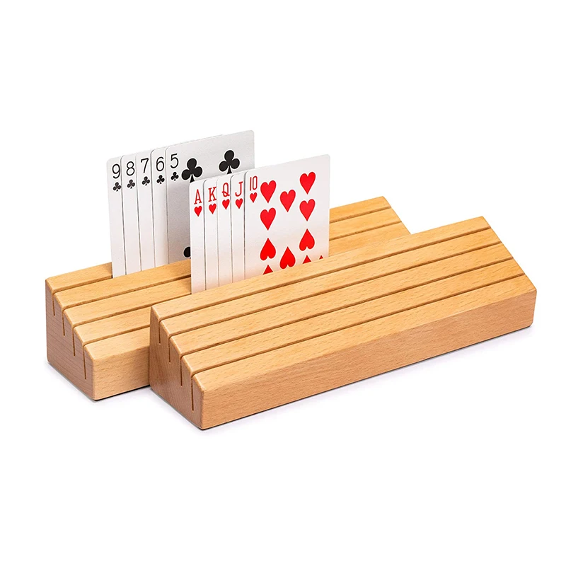 Antique Felt Letter Board Wooden crafts Pizza Black Bag White Accessories Handmade playing card holder