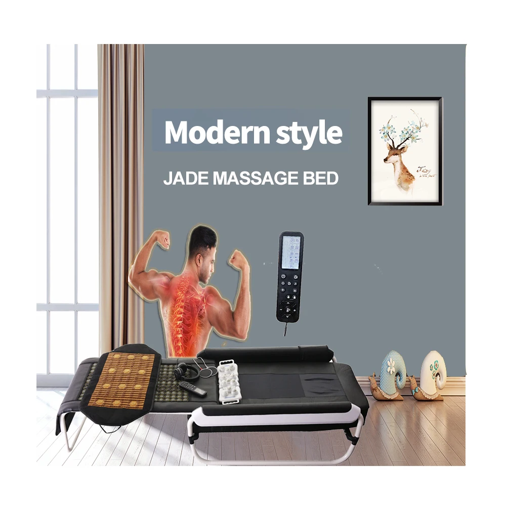 Korea style master V3 V4 Korea electric jade roller thermal therapy bed with intelligent spine traction infrared massage bed