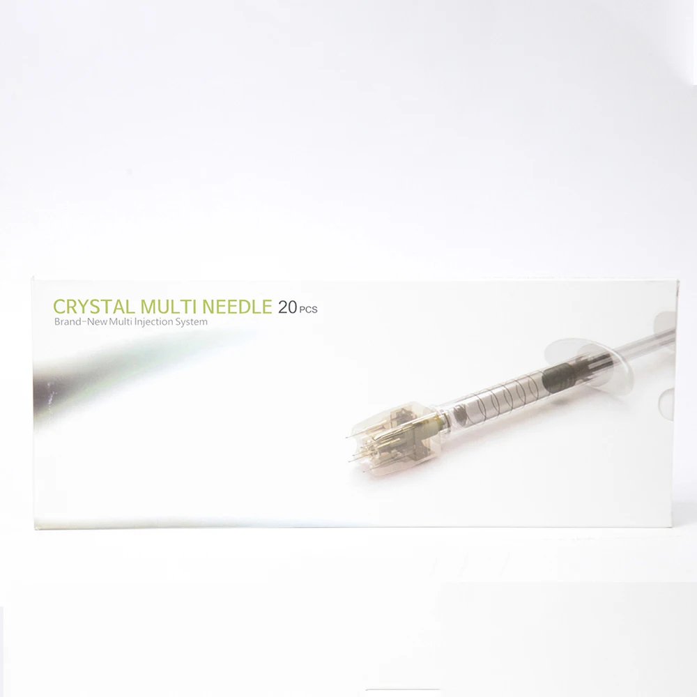 Инжектор мезотерапии для удаления морщин, Корея, 9 контактов, 5 контактов, кристальная многоигла для мезотерапевтического пистолета