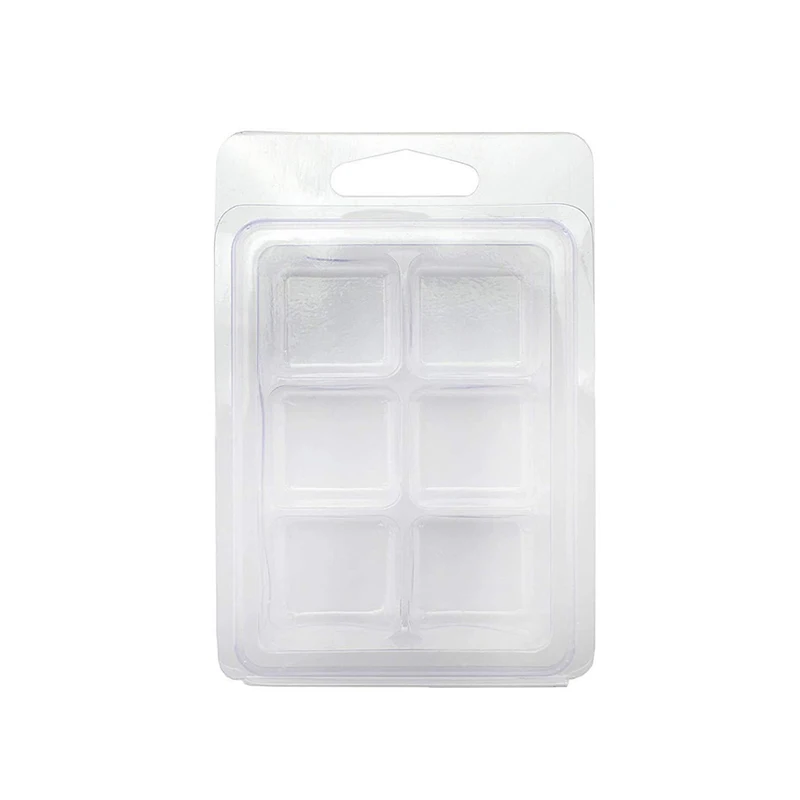 Double Clear Box Packing Eco Friendly Plastic Packaging Clam shell Melts Wax Blister Tray