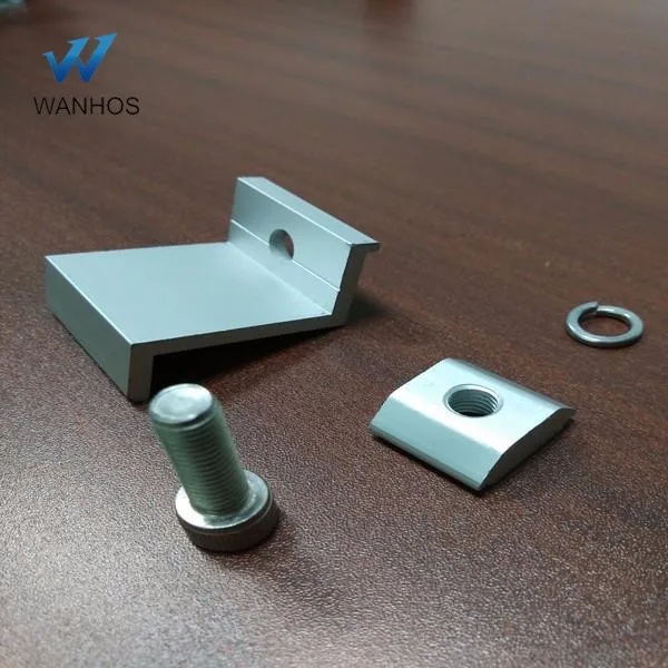 Wholesale Solar Panel Mounting Aluminum Alloy Solar Mounting System Panel Fixing Clamp Solar End Clamps