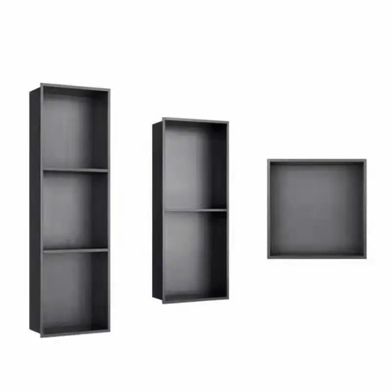 New Design Home Bathroom Waterproof Recessed Shower Wall Niche Custom Multiple Color Wall Mounted Built-in Bathroom Cabinets