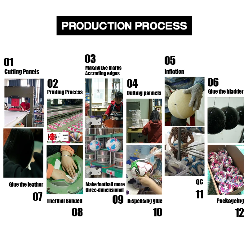 Custom Logo Printed Size 4 Soccer Balls 32 Panel Hand Stitched Low Bounce Bulk PU Select Handball Thermal Bonded Entertainment