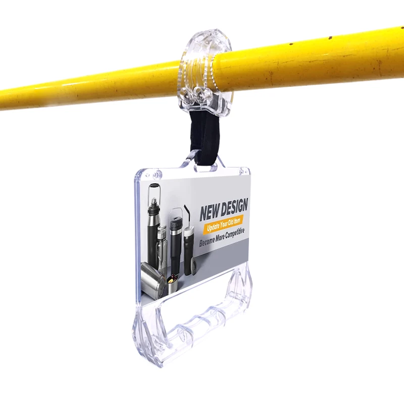 13x8cm ad size bus subway meter advertising handle