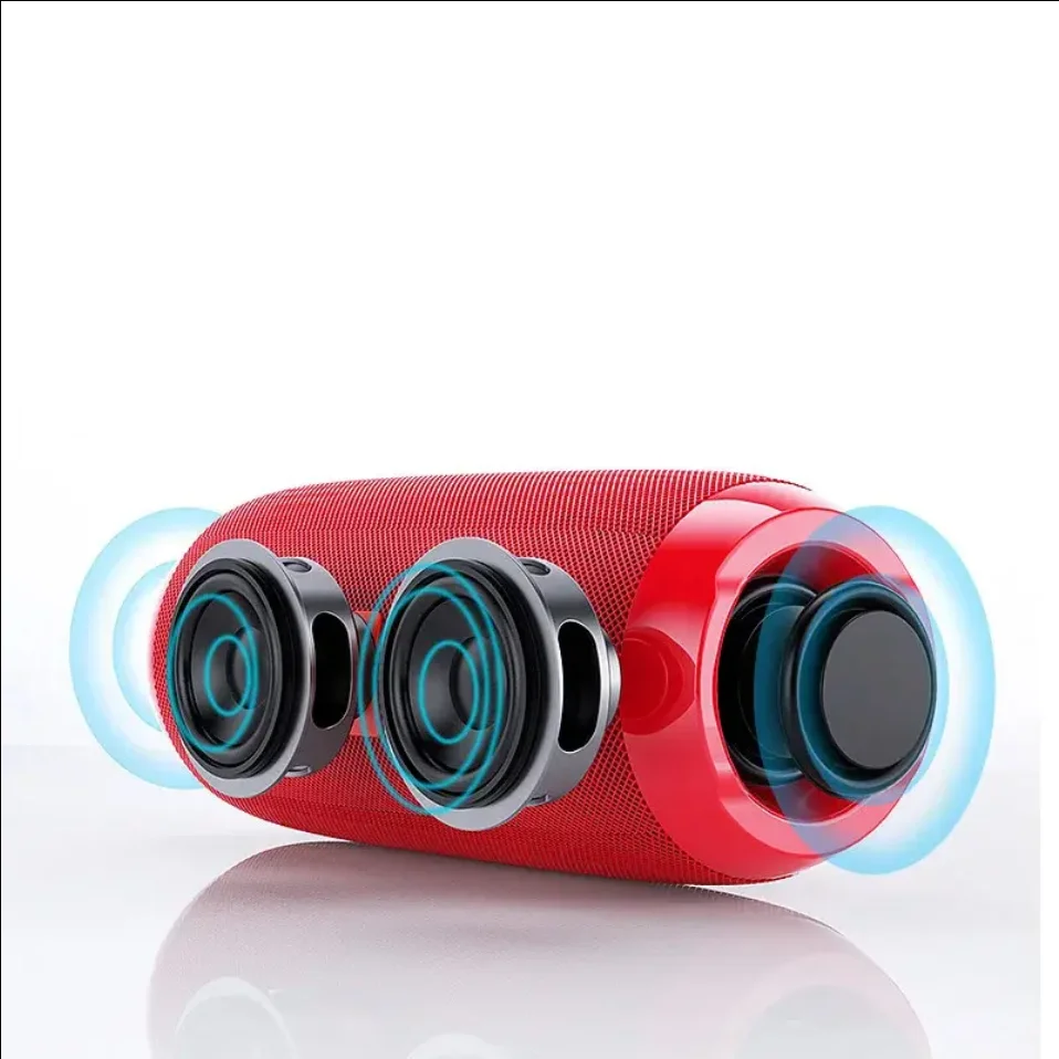 Fabric Wireless Bluetooth Speaker Sound Box High Fidelity Noise Long Lasting Rechargeable Stereo Loudspeaker%
