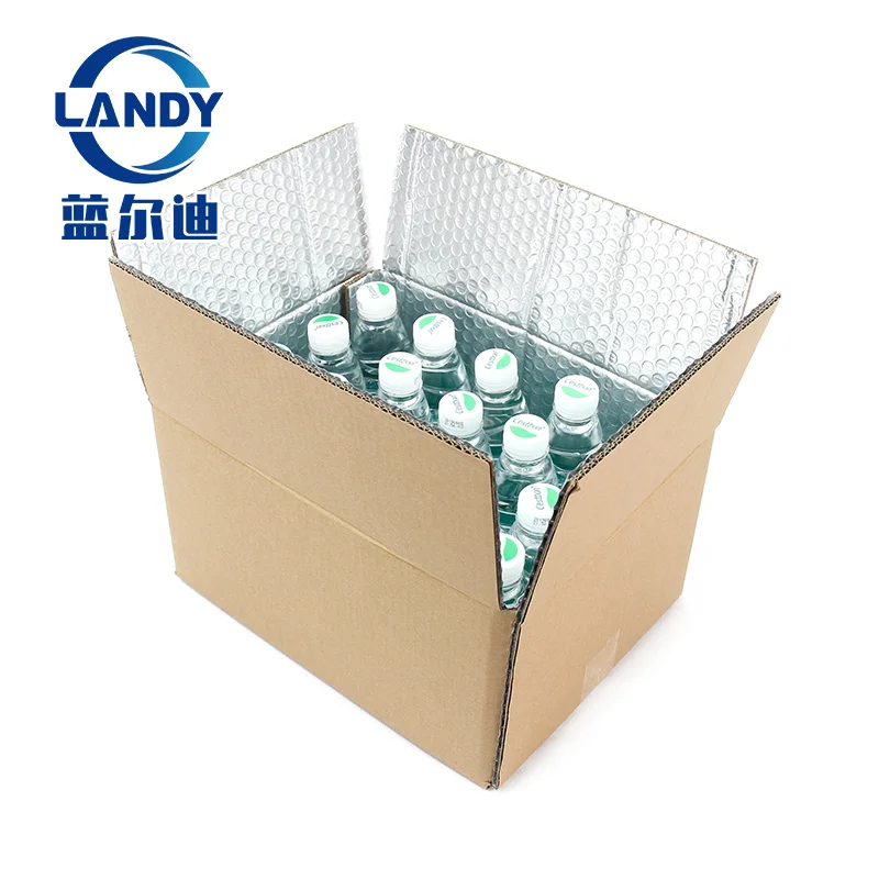 recyclable  doorstep milk delivery insulated interior milk subscription shipping box