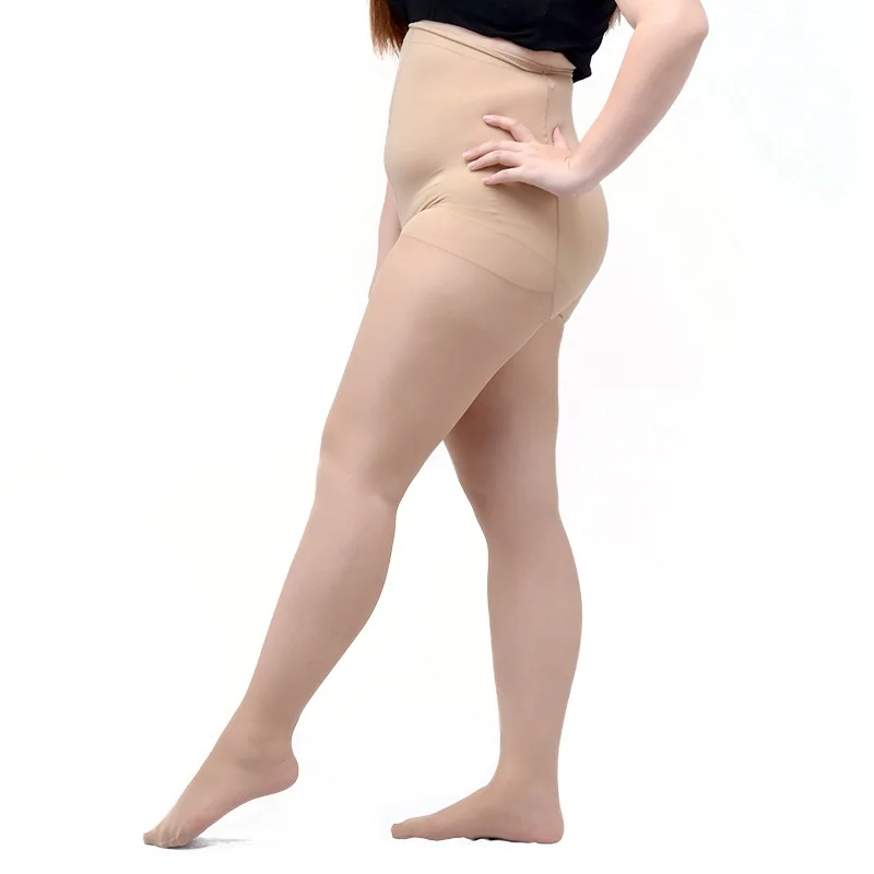 Sexy Black Silk Stockings Chinese Transparent Anti snagging PLUS SIZE stocking