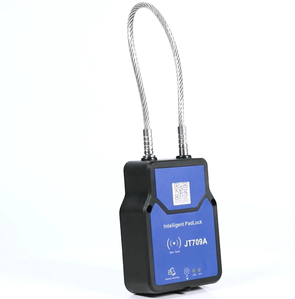 Jointech Jt709A Logistics Intelligent E-Lock Container Gps Padlock Truck Gps Tracker lock Cargo Monitor Asset Tracking