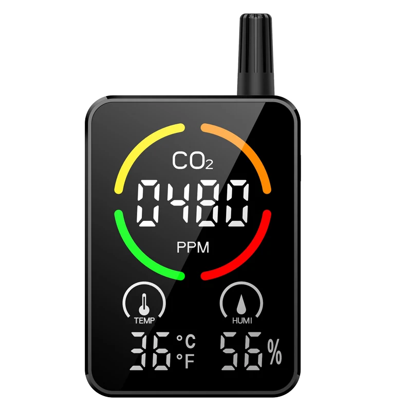 High Precision Sensor Automatic Carbon Dioxide Analyzer Detector Air Quality Detector  CO2 sensor Comfortable Environment