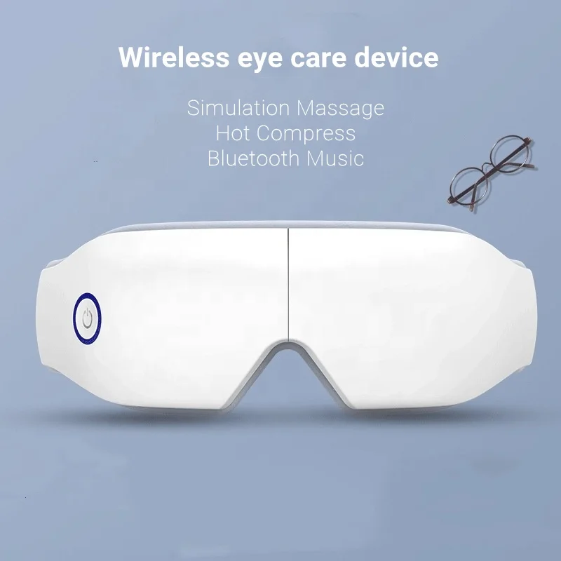 Bluetooth Pressotherapy Improve Eyesight Electric Eye Trainer Glasses Smart Eye Massager