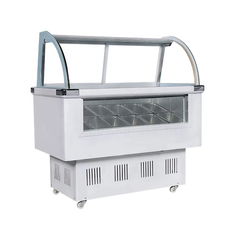Ice Cream Display Freezer Display Cabinet Case Showcase