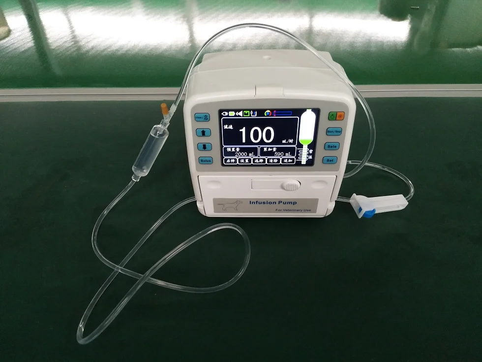 High-quality pet clinic veterinary infusion pump for sale full touch LED screen pet infusion pump price
