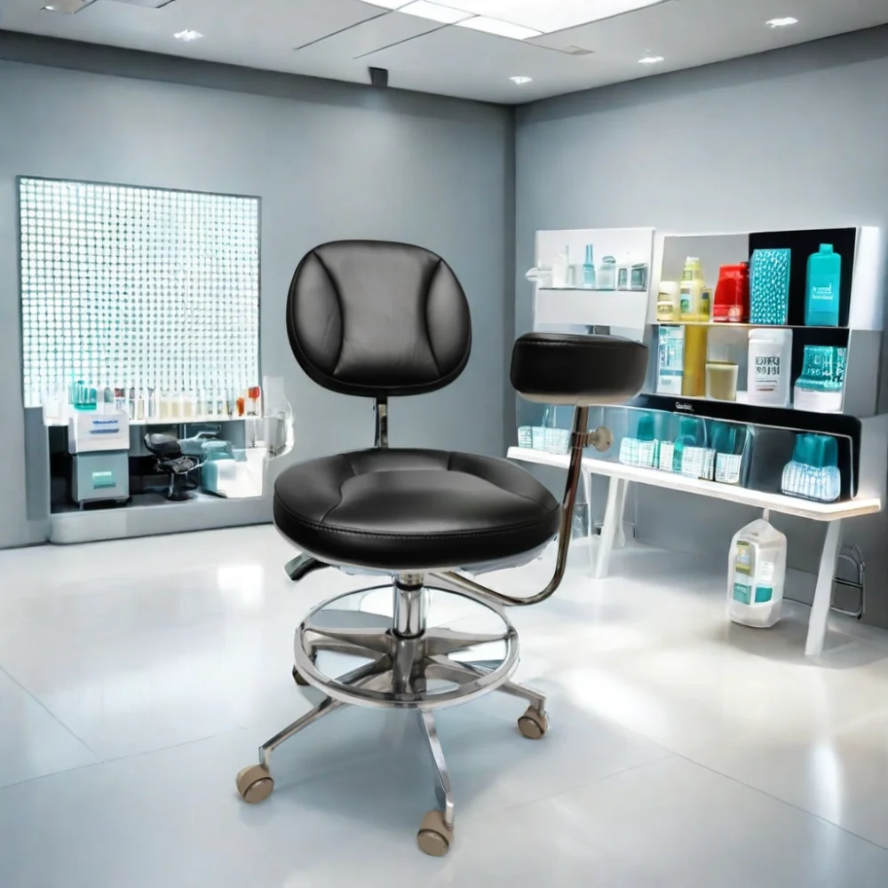 Ergonomic Dentist Chair  Dental Surgery Chair Dentist Stool Dentist Chair with Adjustable Armrest and Footrest
