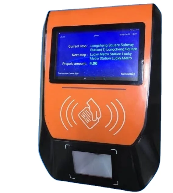Pos Display Pos 4G GSM Validator Self Billing Machine For Cashless Payment & Transport Card Ticketing System