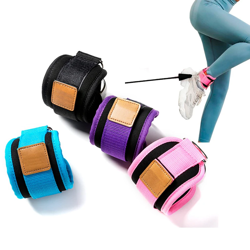 Factory Fitness Adjustable Ankle Strap With Ankle Buckle Leg Strength Trainer Gym Ankle Straps For Cable Machines
