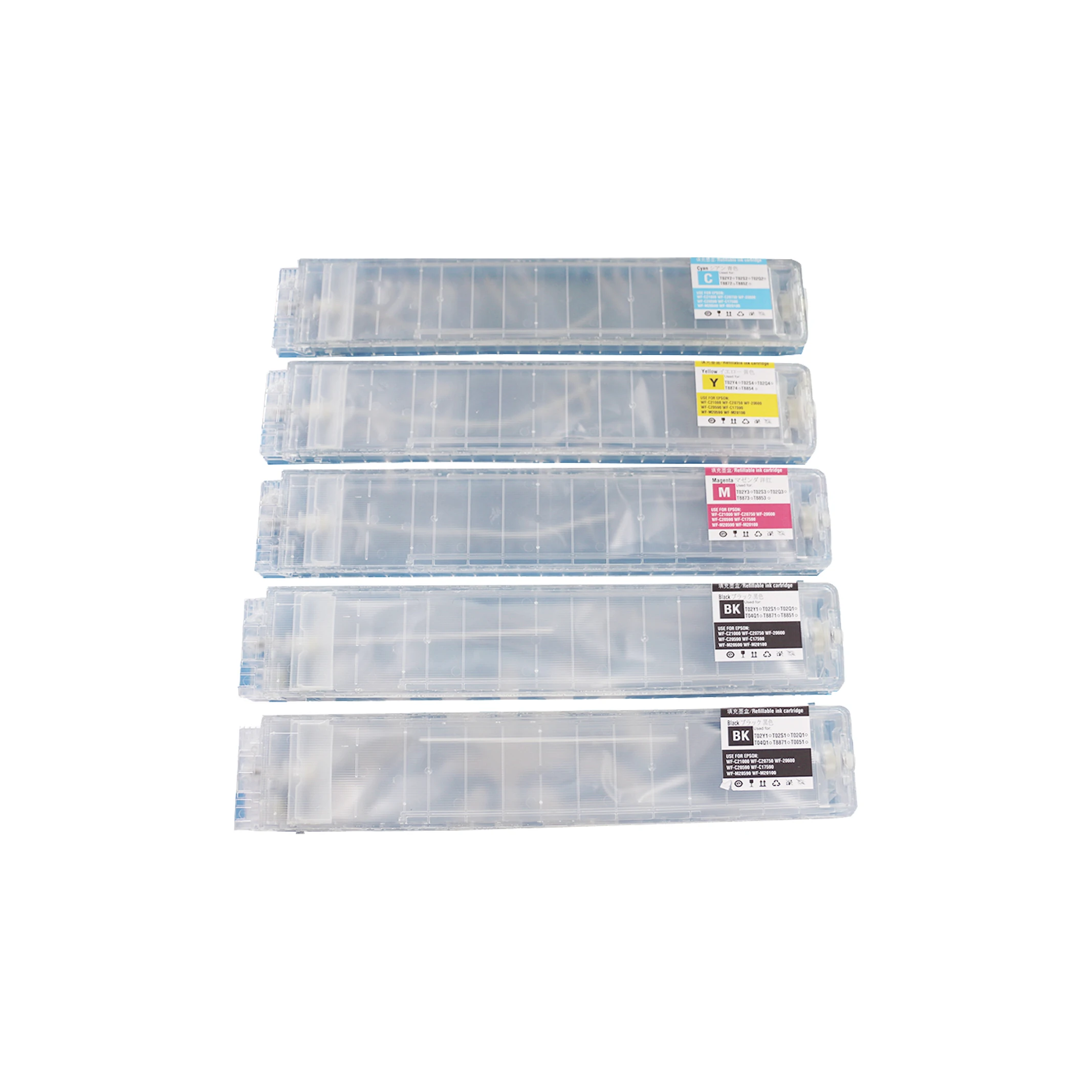 empty refillable cartridge for Epson WF-C17590 C20590 M20590 C21000 C20750 C20600 M21000 M20590 printer