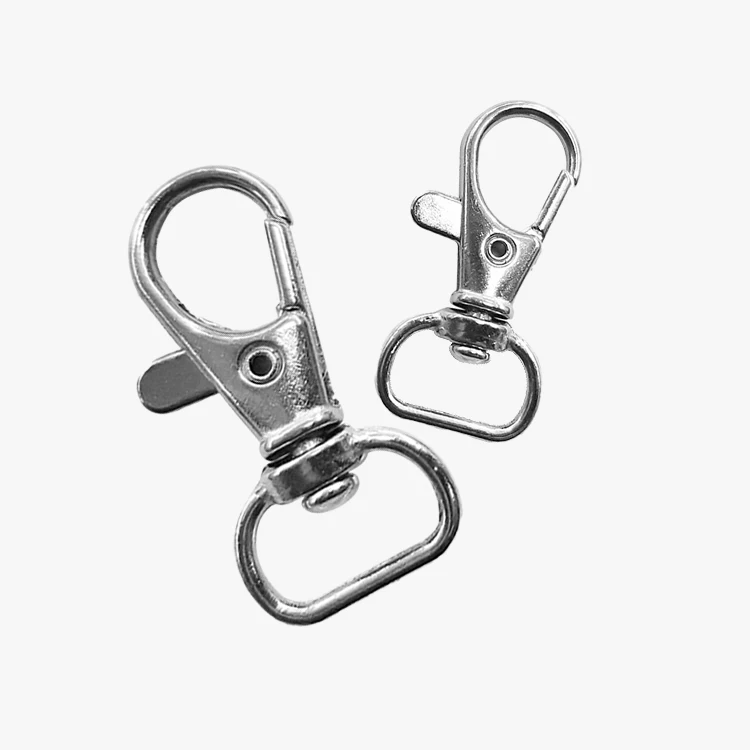 spring metal buckle snap hook Trigger clips buckles for leather strap/ belt keychain webbing pet leash hooks