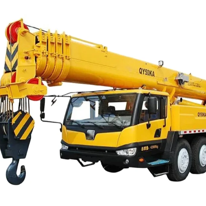 50ton Hydraulic Construction Mobile Truck with Crane