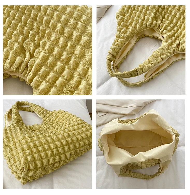 Factory Summer 2023 New Summer Women Simple Handbag Cloud Puff Flower Shoulder Bag