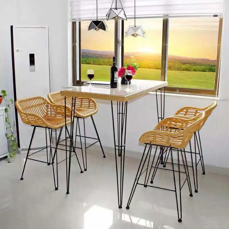 
Hot sale cast iron bar furniture high bar chair folding furniture for sale 