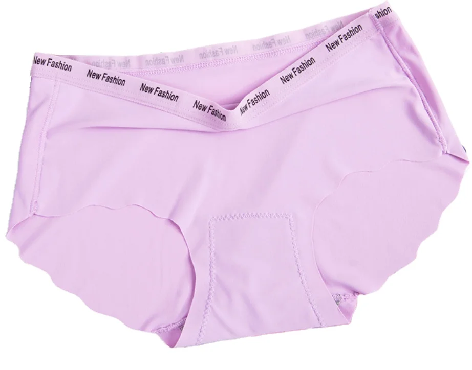 Teenager Girls Knickers Ladies Floral Print Underpants Students Underwear Shorts Brief Seamless Womens Panties