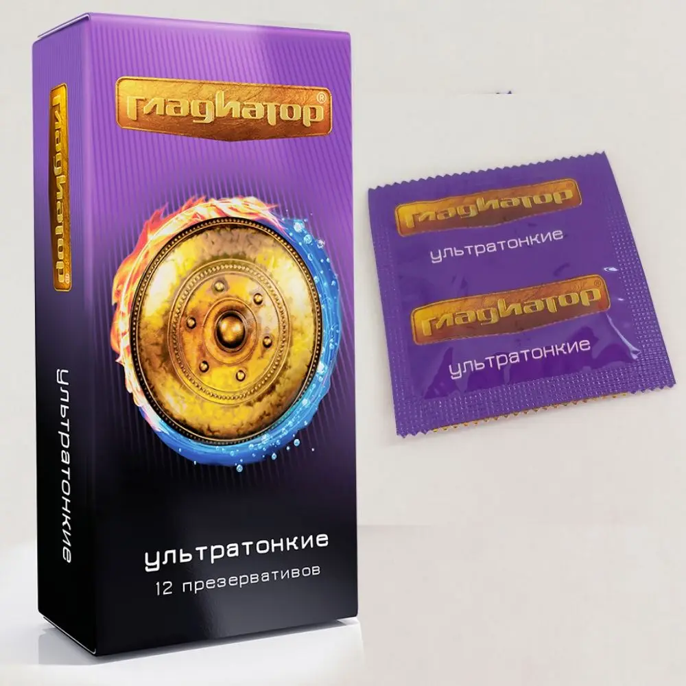 
Superthin condoms Gladiator 