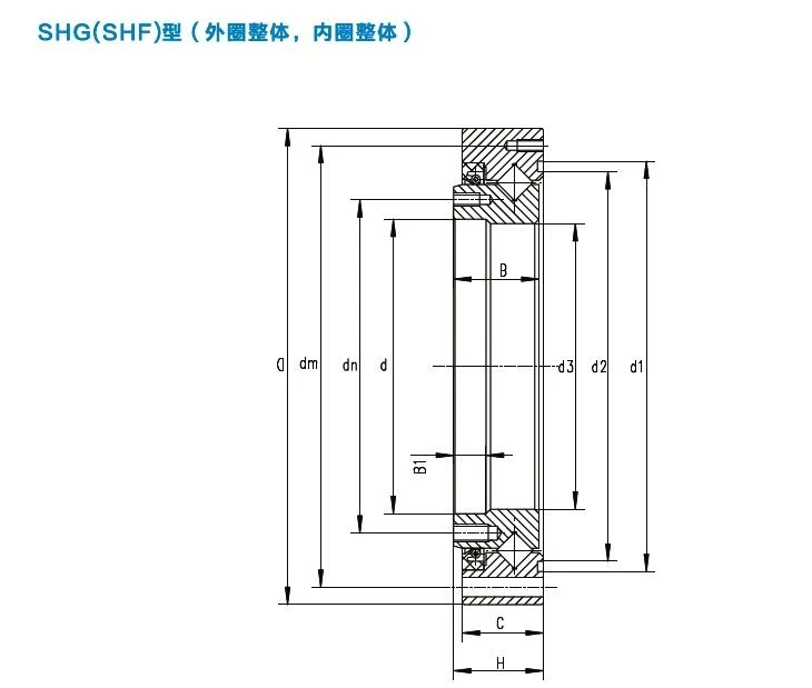 Manufacturers Direct flexible bearing for harmonic drive SHF-25 SHF-32 SHF-40 SHF-50