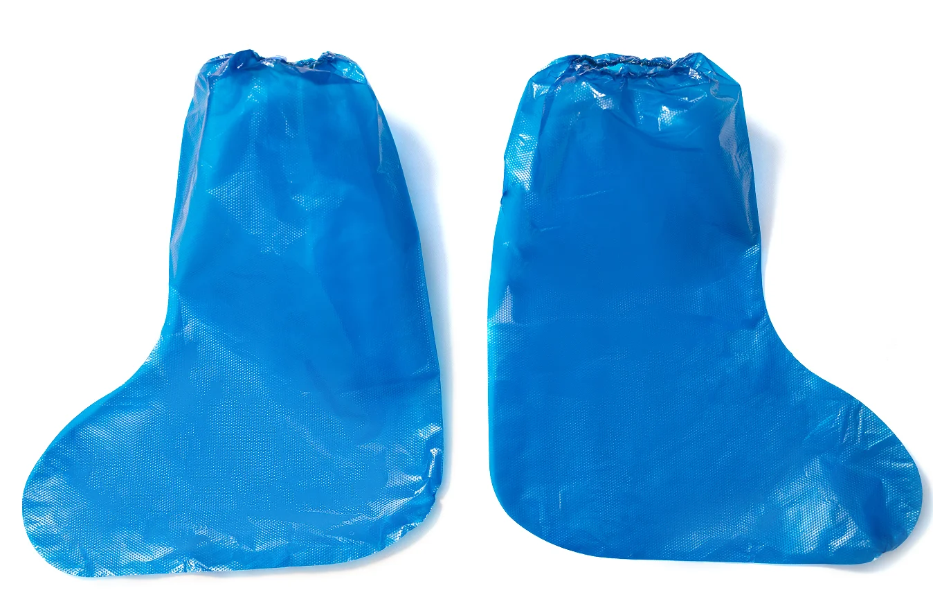 Wholesales Boots Covers PE Shoe Customized Semi-Transparent Disposable Shoes Cover Waterproof