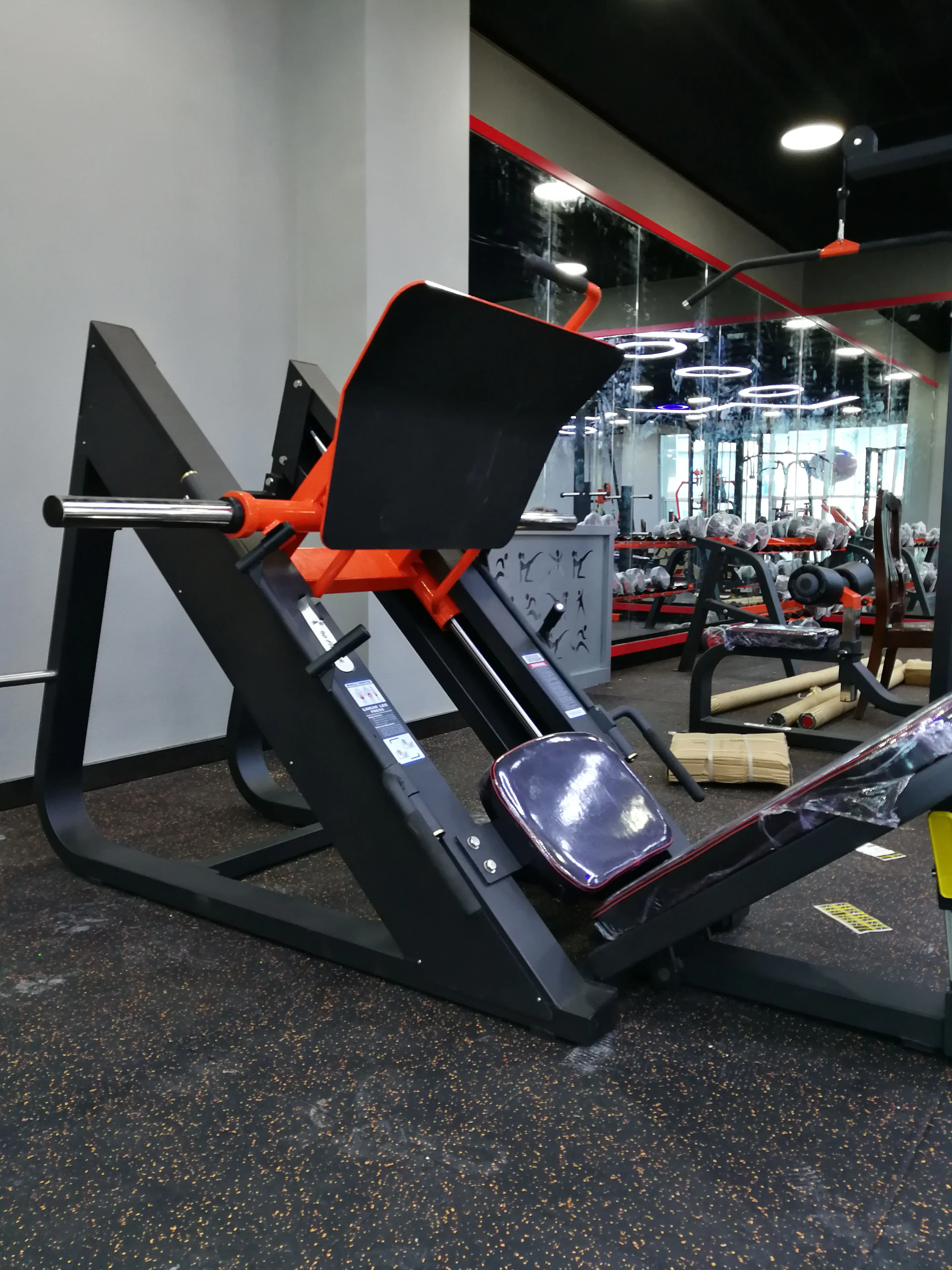 Strength Training Machine Hack Squat Leg Press Machine Gym Fitness Equipment 45 Degree Leg Press Machine