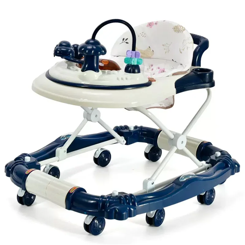 Andaderas Para Bebes Baby Push Walker Sit-To-Stand Learning Walker Kids Rocking Function Baby Walker With Wheels And Seat