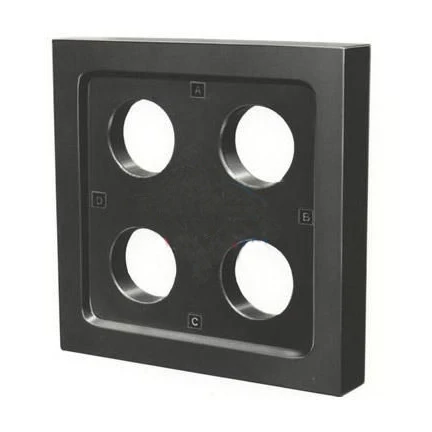 Black Precision Granite Square Ruler