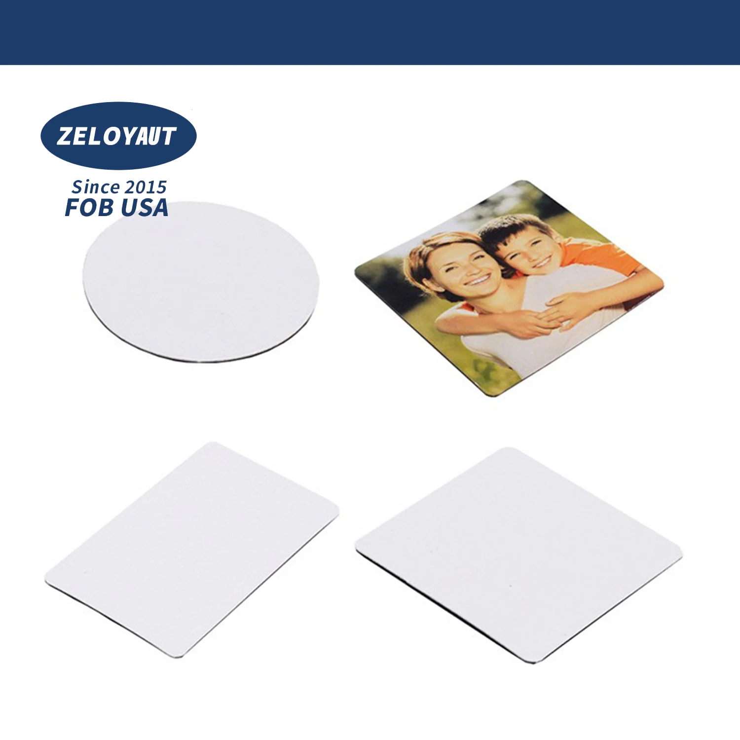 ZELOYAUT Premium sublimation magnetic refrigerator stickers and decorative 90*55mm refrigerator door stickers for home  decor