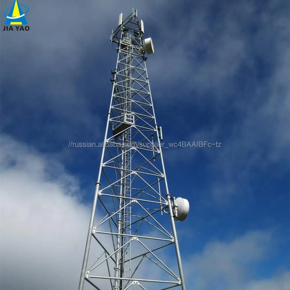 Цена производителя 3-leg латтица стальная трубка Fm радио 3g 4g беспроводная телекоммуникационная Gsm сигнальная антенна башня