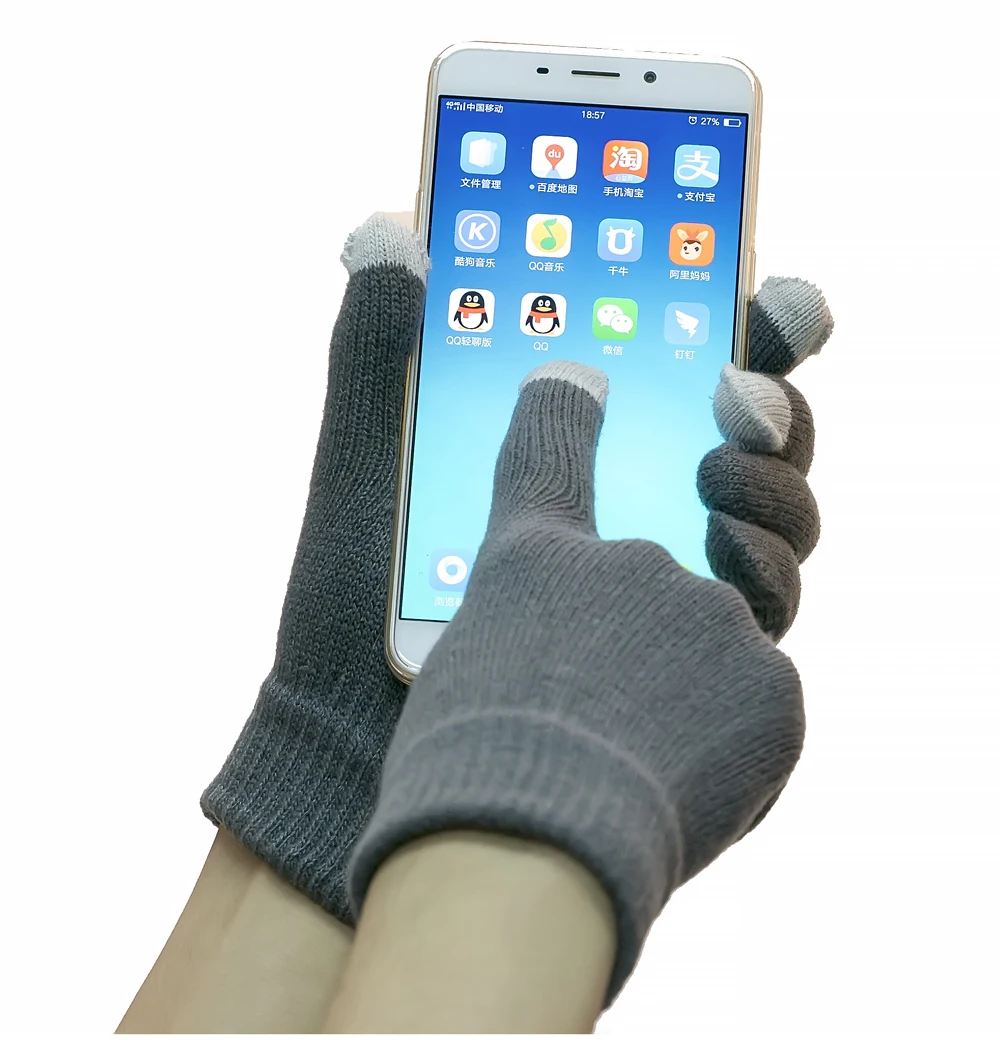 Cheap Men Winter Thermal Gloves Warm Winter Gloves Touch Screen for Women