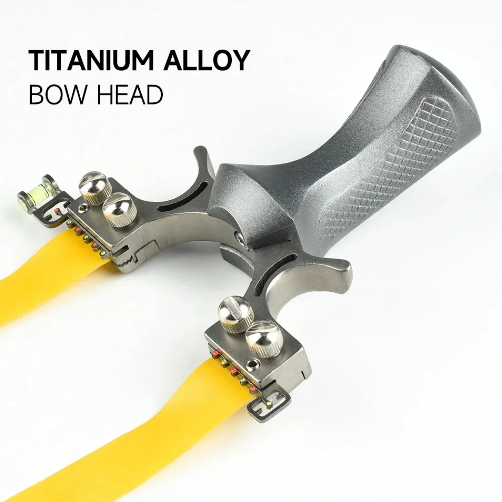 SYQT New High Quality Stainless Steel Bow Head Slingshot Shooting Outdoor Hunting Slingshot Hunting
