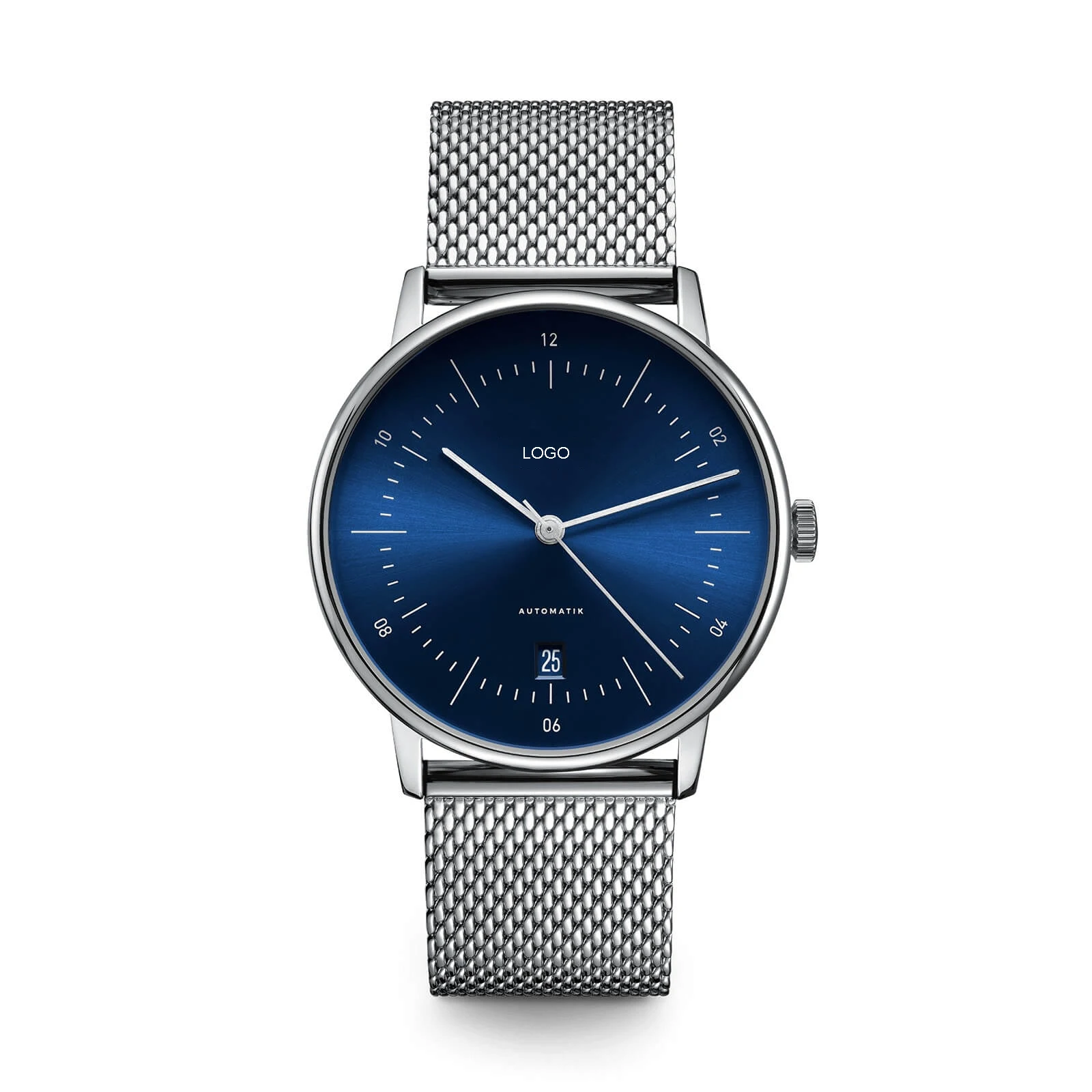 42MM Automatic Custom Logo Minimalist Watch ,Powered by Seiko NH35 Movement ,Ultra-thin Watch With Double Domed Sapphire Glass