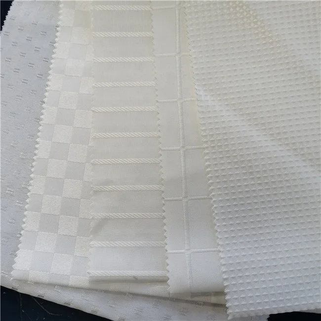 
100% Polyester Water-resistant Diamond checks Shower Curtain Fabric 