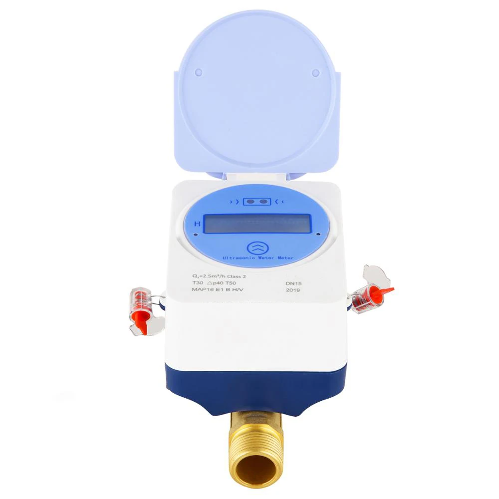  Ультразвуковой счетчик воды с ЖК-дисплеем расходомер Расходомер Modbus/Lora/Lorawan/Gsm/Nb-iot Умный Цифровой