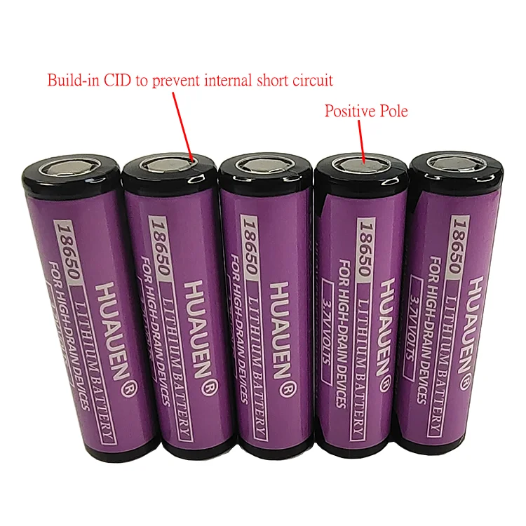 High Rate Discharge Customized Rechargeable 18650 lithium-ionbattery 3.7V 2000mAh 10C for high drain devices