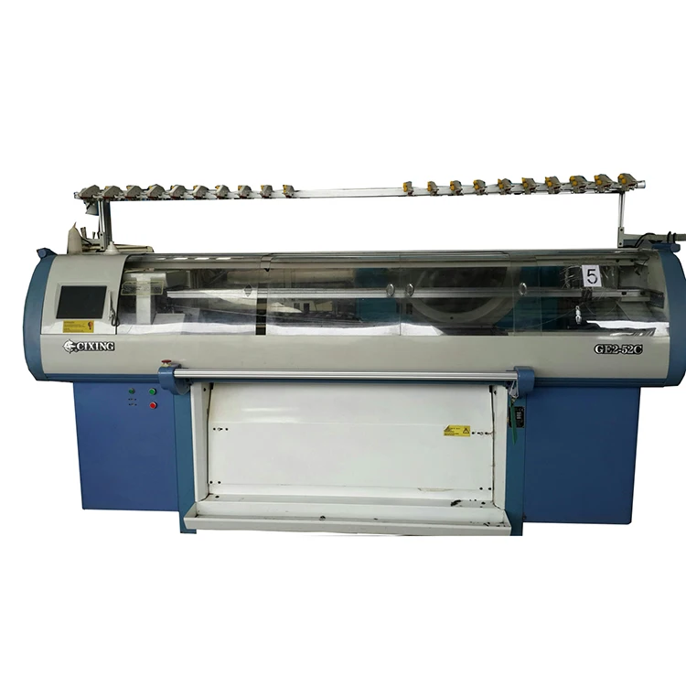 
36inch 3 system shoe upper Used flat knitting machine with different Chinese brands 